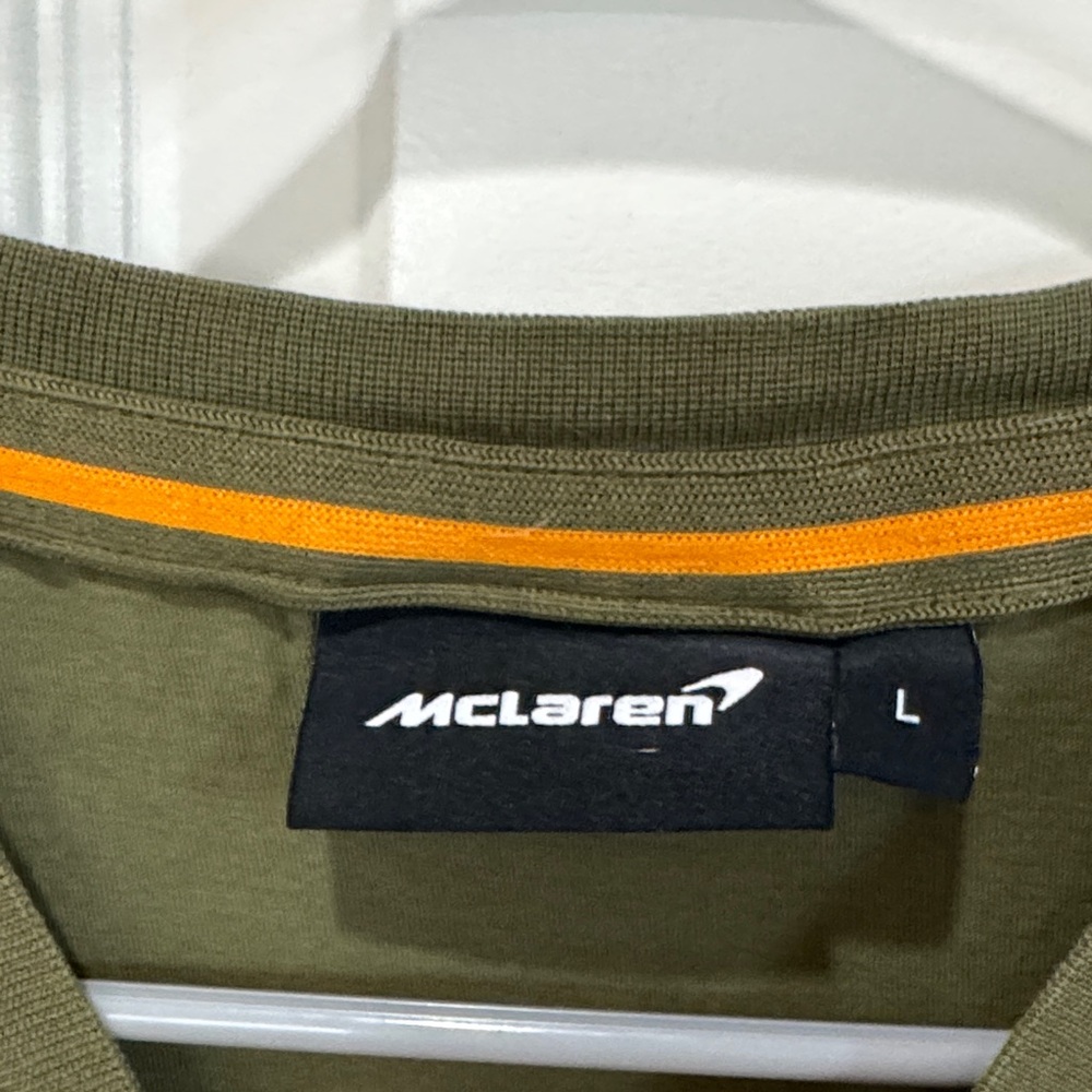 DP3 Daniel Riccardo Olive Green Short Sleeve Men's Tee / A2 - Picture 4 of 6